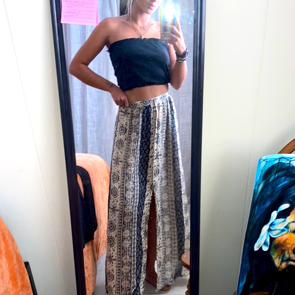 Patrons of peace long boho skirt